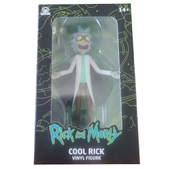 Rick And Morty Cool Rick Vinyl Figure Adult Swim Culturefly NIB Mad Scientist - Picture 1 of 3